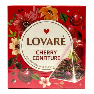 Lovare - Cherry Confiture Tea Pyramids