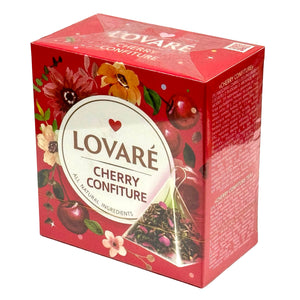 Lovare - Cherry Confiture Tea Pyramids