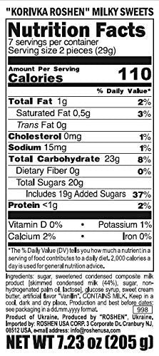 Roshen - Korivka - Milk Fudge Candy