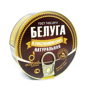 Eco Food - Beluga Sturgeon in Own Juice Natural