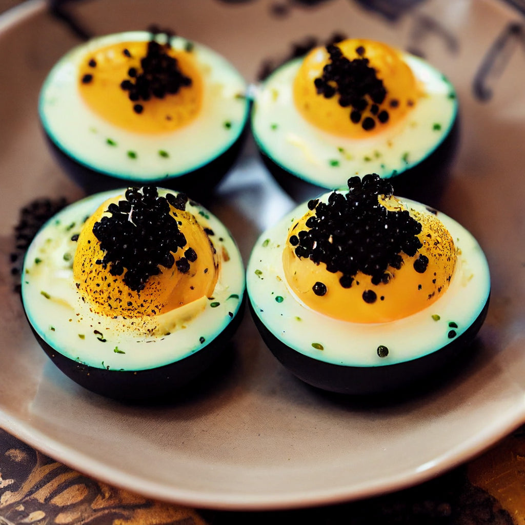 Deviled Eggs & Caviar