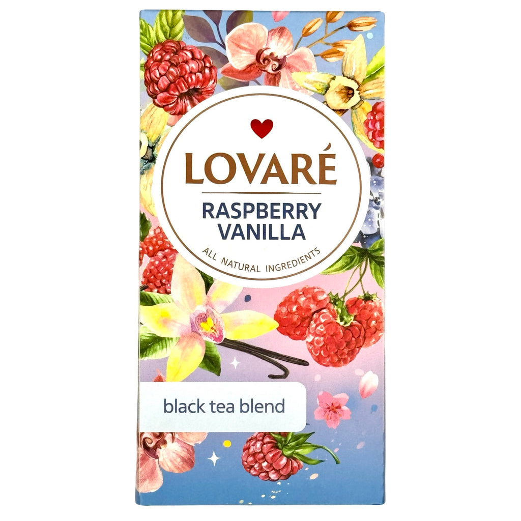 Chocolate Raspberry Tea Bags Lovare - Raspberry Vanilla (24 tea bags) – World Food