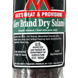 Alex’s Meat – Kiev Brand Dry Salami Chunk, 1.6 lb