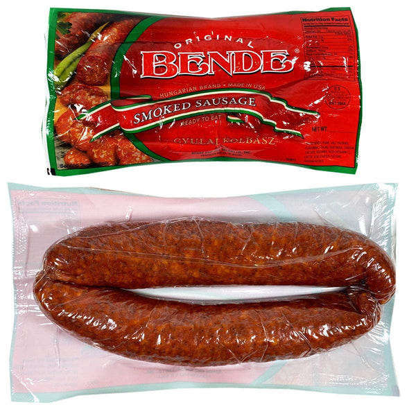 Bende Csipos Gyulai Kolbasz Hungarian Brand Smoked Sausage World Food