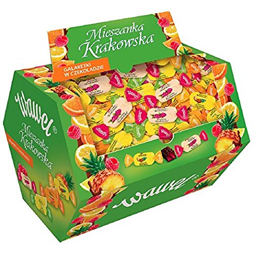 Mieszanka (Mieszkanka) Krakowska / Wawel Chocolate Covered Jelly Candy 1Lb (16oz)