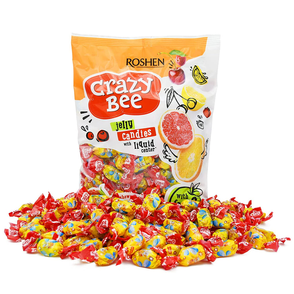 Roshen - Crazy Bee - Jelly Candies with 6 Different Fruit Flavors