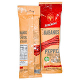 Sokolow - Dry Thin Kabanos with Pepper - Cooked, Smoked and Dried Pork Sausage, Polish Traditional Meat