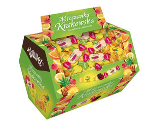 Wawel - Mieszanka Krakowska - Polish Famous Candies, Fruit Jelly in Chocolate, Big Gift Box